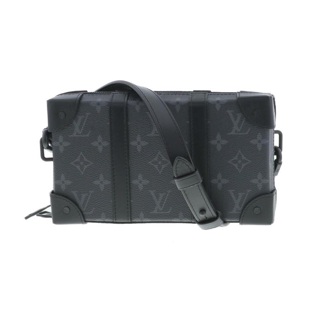 LOUIS VUITTON Soft Trunk Wallet Long coin wallet purse Monogram Eclipse Black